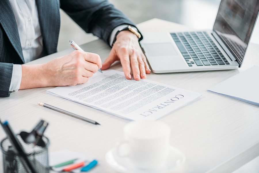 Contract Management Illustration